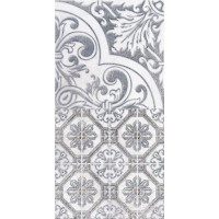  LASSELSBERGER Настенная плитка декор3 Кампанилья 1641-0095  20x40 серый