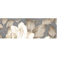  LASSELSBERGER Бордюр настенный Фиори Гриджо 1501-0100 7,5х20 цветы