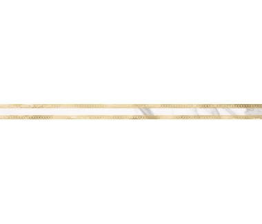  LASSELSBERGER Бордюр настенный Миланезе Дизайн 1506-0420 3,6х60 римский каррара  