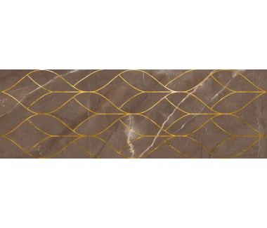  LASSELSBERGER Настенная плитка декор Миланезе Дизайн 1664-0158 20х60 тресс марроне  