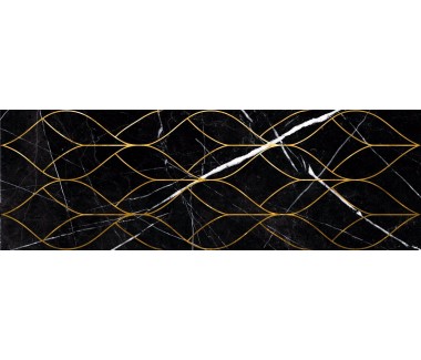  LASSELSBERGER Настенная плитка декор Миланезе Дизайн 1664-0159 20х60 тресс неро 