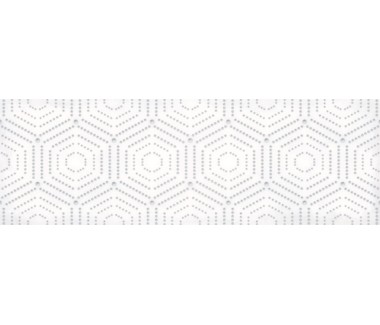  LASSELSBERGER Настенная плитка декор Парижанка 1664-0183 20x60 геометрия белая