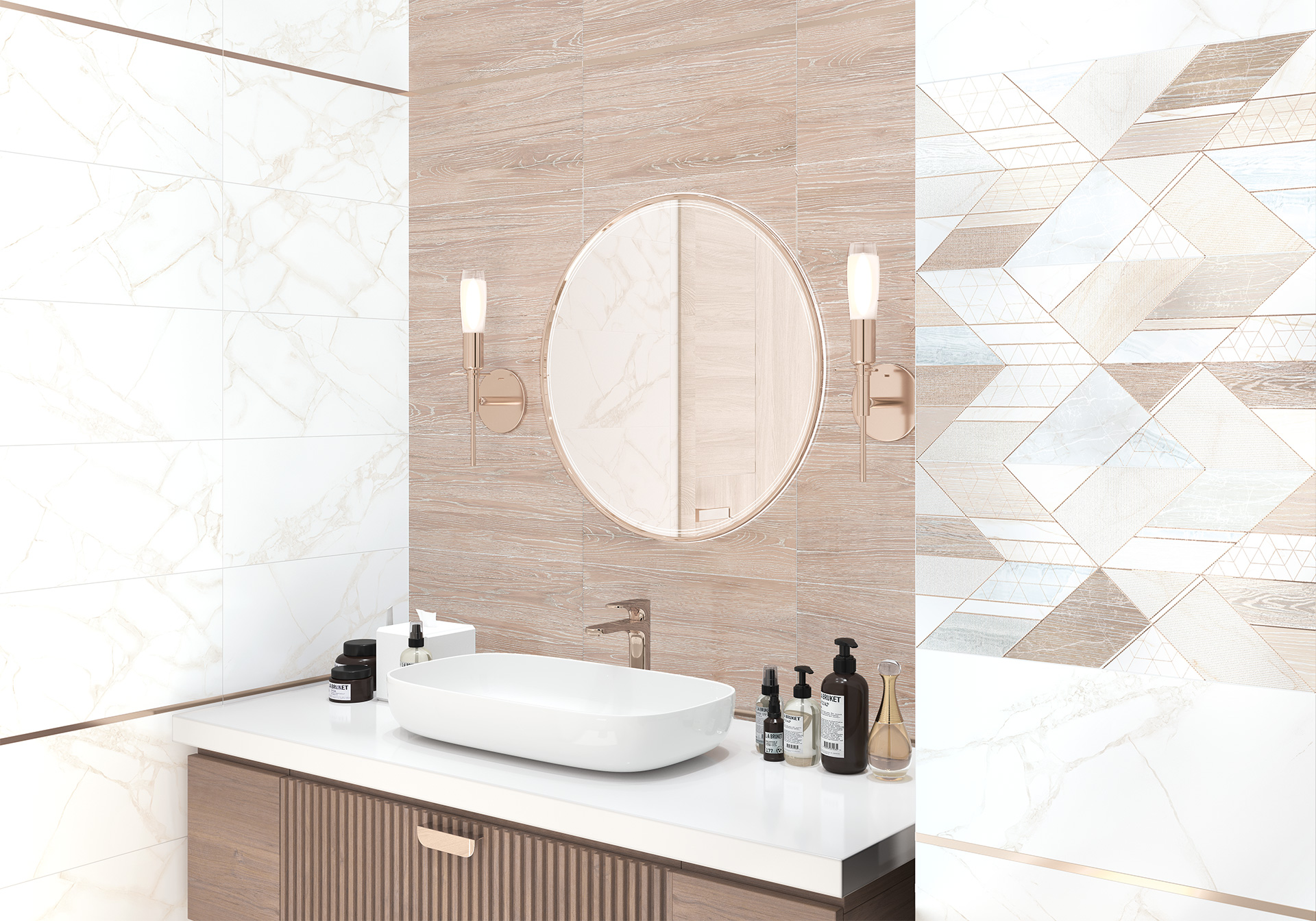 Плитка настенная Artdeco White